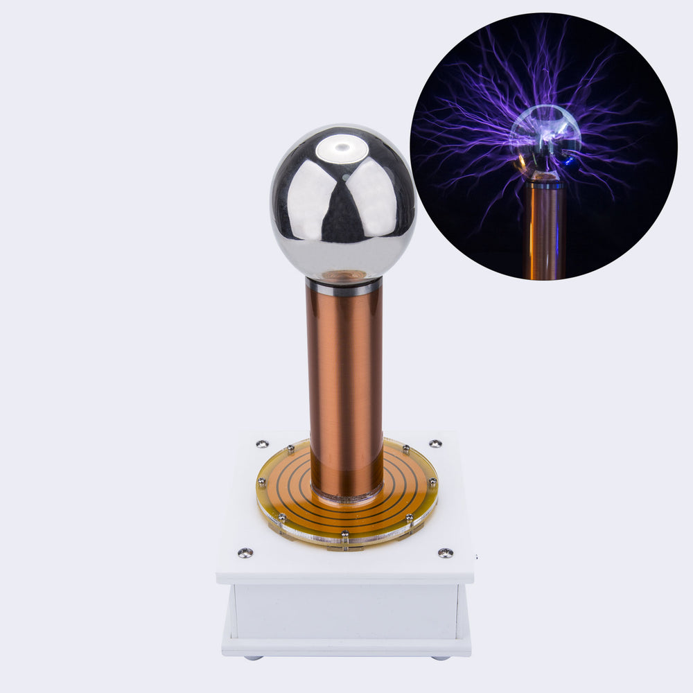 SGTC Length 10CM Tesla Coil Artificial Lightning Magnetic Storm