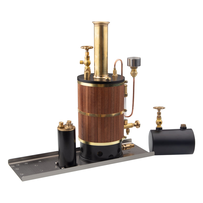 230ML Vertical Boiler Steam Boiler Model for Ship Steam Engine Model - EngineDIY