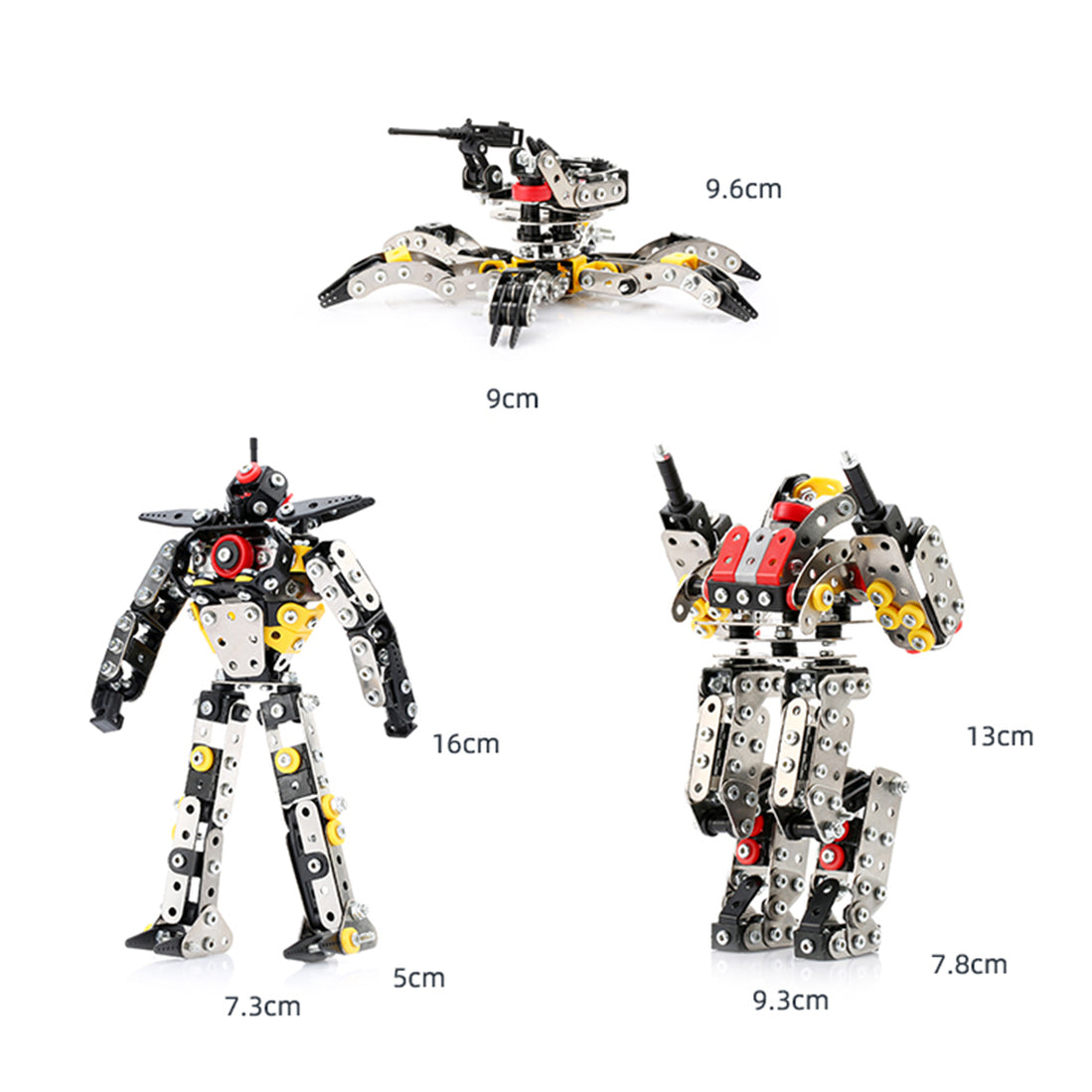 3D Metal Mechanical Puzzle Modern War Robots Model Assembly Kit for Ki