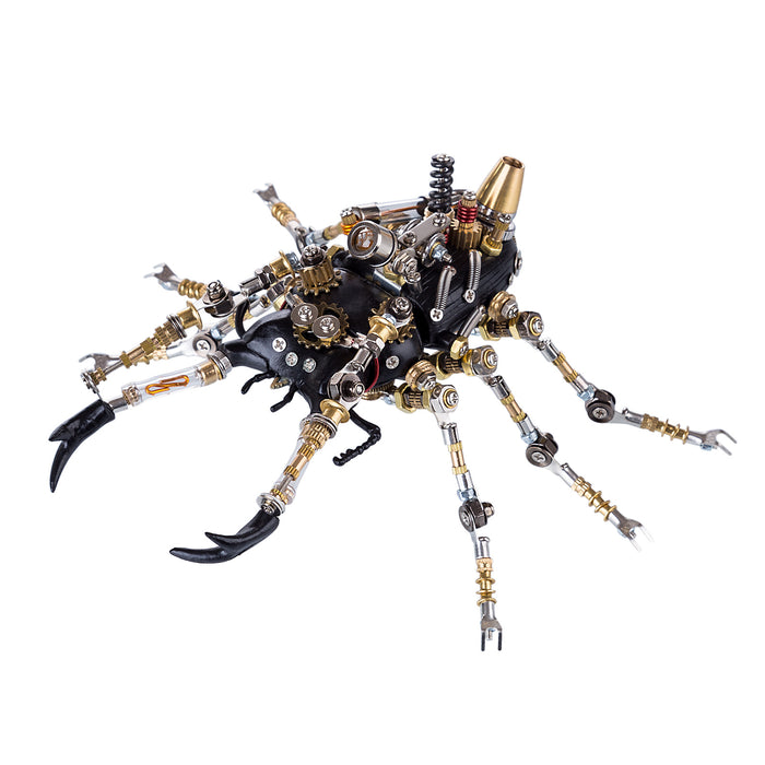 3D Puzzle Model Kit Mechanical  Stag Beetle Metal Games DIY Assembly Jigsaw Crafts Creative Gift - 406Pcs