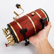 KACIO WS100L 850mL Horizontal Steam Boiler for Model Ship Steam Engine - EngineDIY