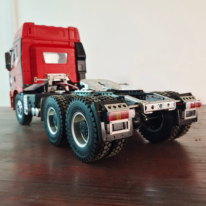 HY MODELS 1/14 RC Simulation Hydraulic Tractor-trailer Truck Engineering Machinery Vehicle Model 3-speed Gearbox