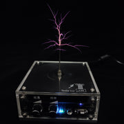 10cm Electronic Music Tesla Coil Artificial Lightning Hand Touch Magnetic Storm Coil  Experimenting Device Teaching Tool Desktop Toy - EngineDIY