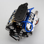 ENJOMOR V8 GS-V8 78CC DOHC Four-Stroke V-Shaped Eight-Cylinder Water-cooled Electric Gasoline Internal Combustion Engine Model - V8 Engine Model That Works - EngineDIY