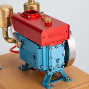 RETROL MUSA 1/8 2.2cc Mini Single-cylinder Four-stroke Evaporative Water-cooling Gasoline Engine Internal Combustion Engine Model