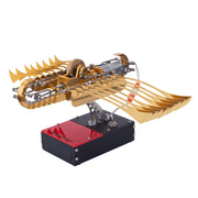 SeaArk Boat Model Kit That Works - Metal Ship Model Kit That Runs - Gear Drive Mechanical Model Boat Kit - EngineDIY