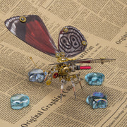 Steampunk 3D Butterfly Model Metal Puzzle DIY Assembly Kit for Kids, Teens and Adults (150PCS+) - EngineDIY