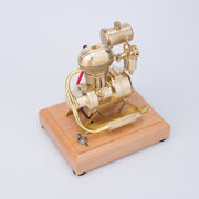 R27 1.6cc Mini Vertical OHV Single Cylinder 4 Stroke Motorcycle Internal Combustion Engine IC Engine Model - EngineDIY