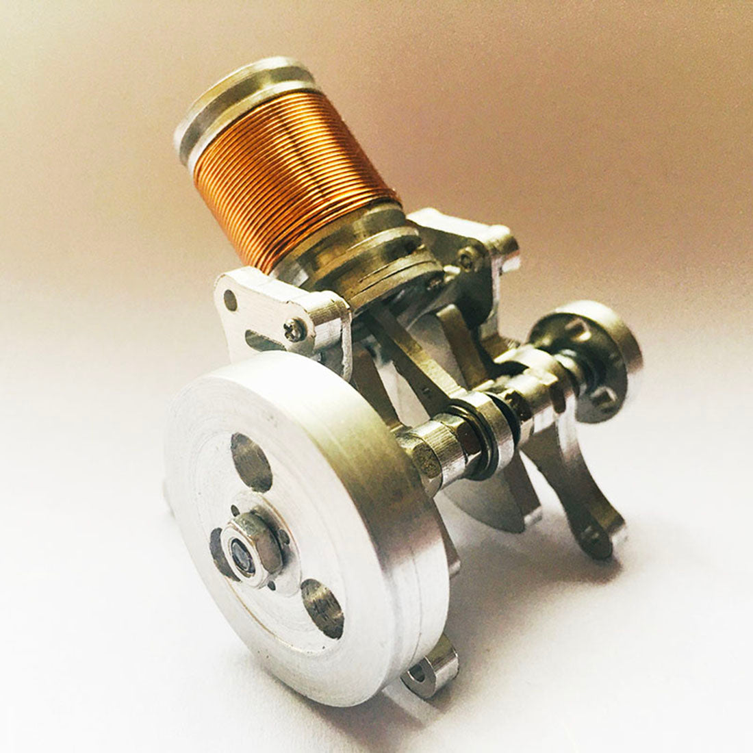 Metal Mini Type Single-cylinder Electromagnetic Engine Cannon Model Op ...