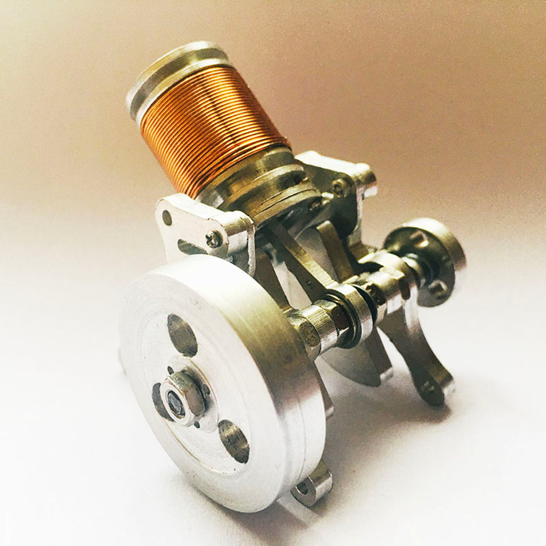 Metal Mini Type Single-cylinder Electromagnetic Engine Cannon Model Op ...