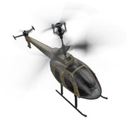 MD500 2.4G RC Airplane 4CH 6-axis Gyroscope Simulation Helicopter Model Toy (RTF Version/Green) - EngineDIY