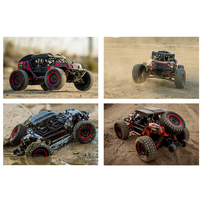 1/16 RC Car 2.4G 4WD 38KM/H RC Desert Off-road Short Truck Model Electric Vehicle Toys - RTR Version