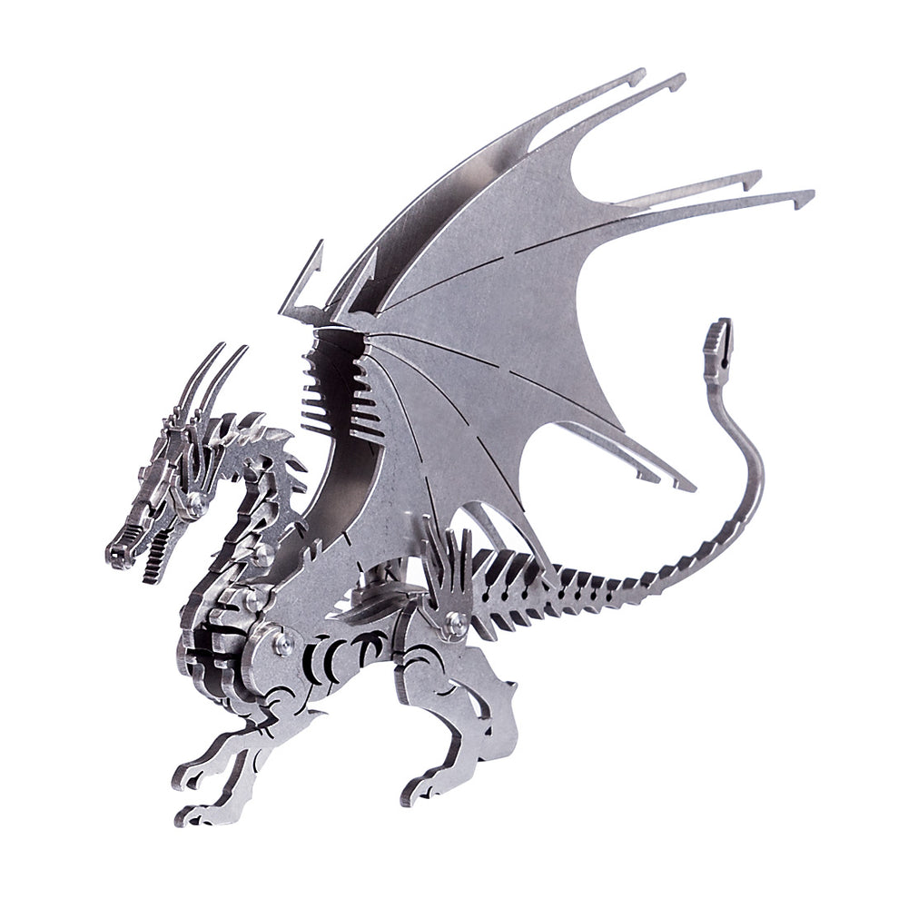 3D Puzzle DIY Model Kit Dragon Metal Games Creative Gift
