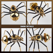 80Pcs Steampunk Insect Metal Model Kits Mechanical Crafts for Home Decor - Spider - EngineDIY