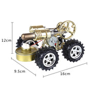 Hot Air Stirling Engine Car Engine Model Science Experiment Educational Toy - EngineDIY