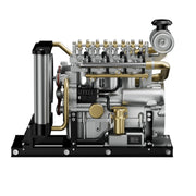 L4 Diesel Engine Model Kit that Works - Build Your Own Diesel Engine - TECHING 1: 10  Full Metal Mini L4 4 Cylinder Engine OHV Inline 4 Cylinder Engine Model Kit 300+PCS - EngineDIY