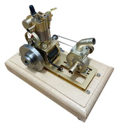 M16C 1.6cc Mini 4 Stroke Gasoline Engine Model Vertical Air-cooled Single-cylinder Internal Combustion Engine Model with Vane Pump - EngineDIY