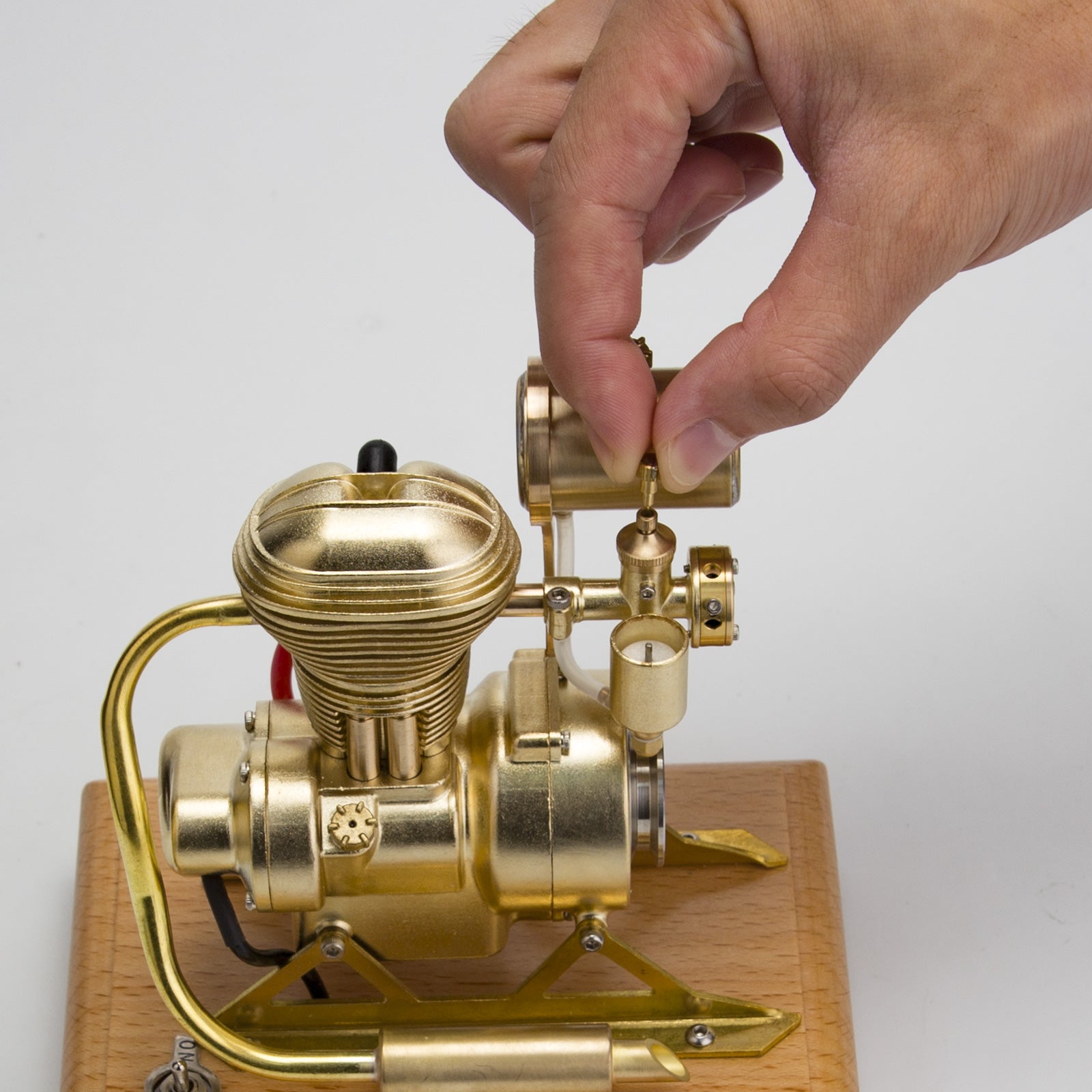 Moteur à combustion interne monocylindre 4 temps pour moto R27 1,6 cc Mini OHV vertical, modèle de moteur IC