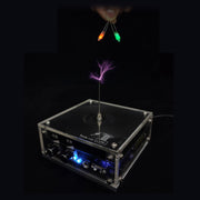 10cm Electronic Music Tesla Coil Artificial Lightning Hand Touch Magnetic Storm Coil  Experimenting Device Teaching Tool Desktop Toy - EngineDIY