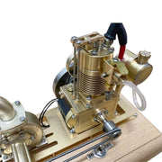 M16C 1.6cc Mini 4 Stroke Gasoline Engine Model Vertical Air-cooled Single-cylinder Internal Combustion Engine Model with Vane Pump - EngineDIY