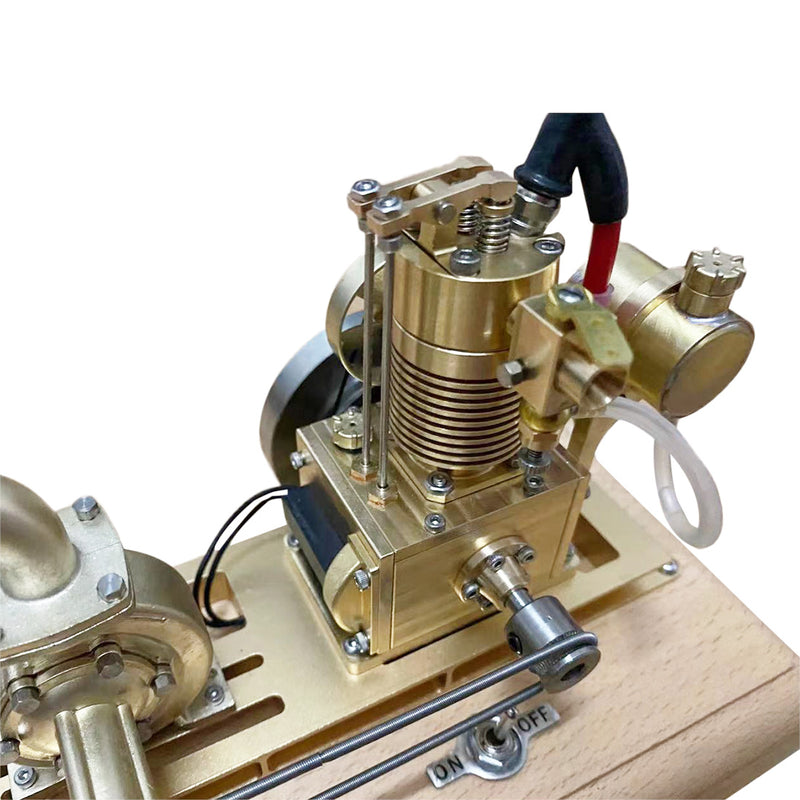 M16C 1.6cc Mini 4 Stroke Gasoline Engine Model Vertical Air-cooled Single-cylinder Internal Combustion Engine Model with Vane Pump - EngineDIY