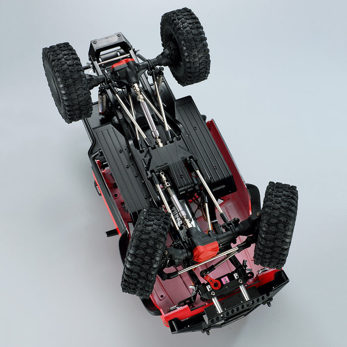 AXX4 1/10 RC Car 2.4G 4WD Brushed RC Electric Off-road Crawler Model for Adults (Car Frame Version)