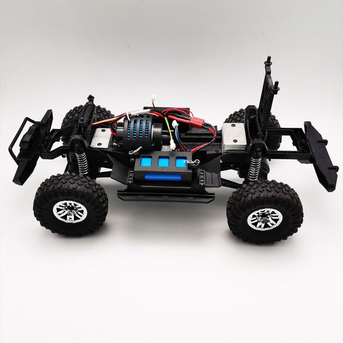 HB 1:10 15KM/H 2.4G 4WD RC Car Remote Control Climber Vehicle Truck Model Toy with LED - RTR - enginediy