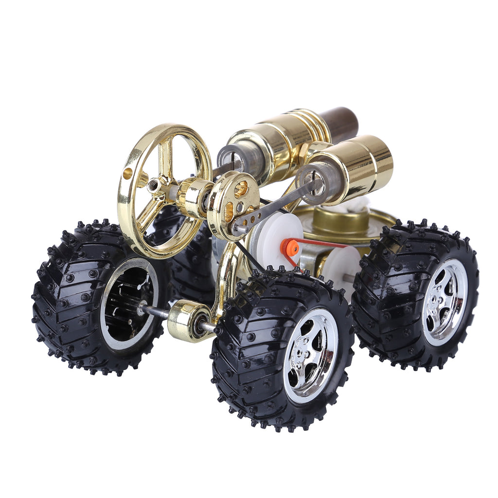 Stirling Engine Car Model - Educational Toy for Gift Collection - EngineDIY