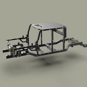 TWOLF TW-715 V8 Engine Powered 1:10 Scale RC Off-road 4WD 4-Door Pickup Truck Vehicle Crawler Kit - EngineDIY