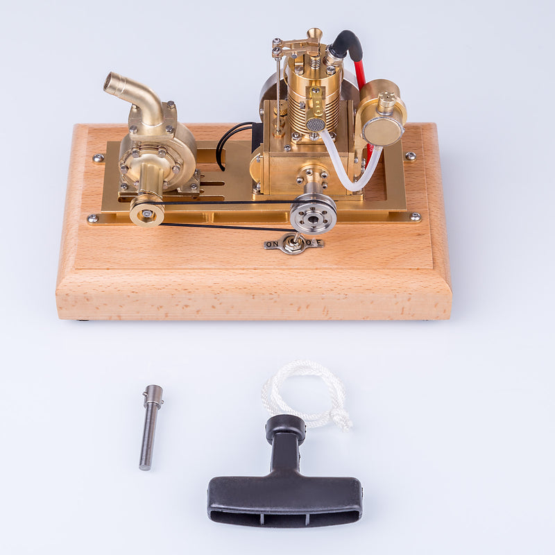 M16C 1.6cc Mini 4 Stroke Gasoline Engine Model Vertical Air-cooled Single-cylinder Internal Combustion Engine Model with Vane Pump - EngineDIY