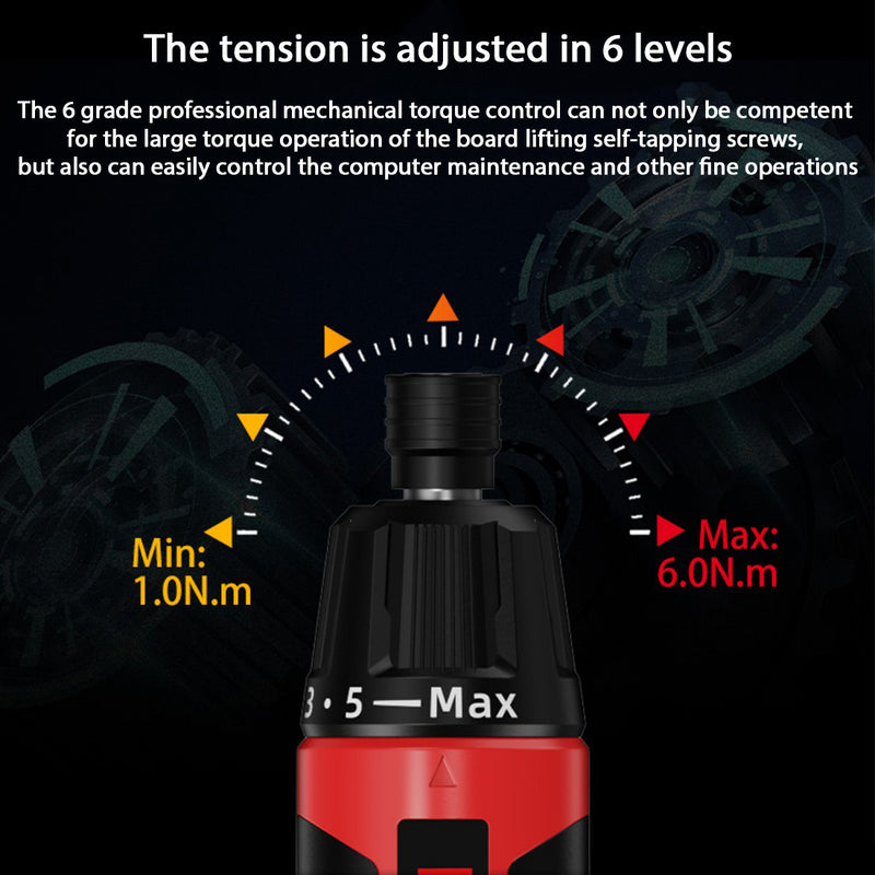 Portable Precision Electric Torque Screwdriver Set DIY Tools for TECHING Engine Model Building and More - EngineDIY