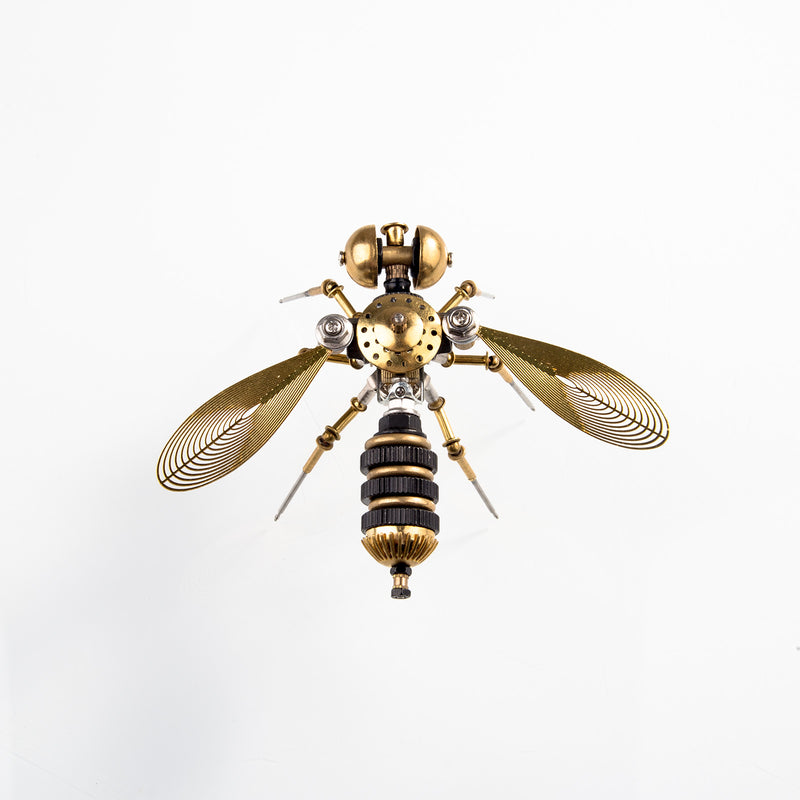 90Pcs Steampunk Insect Metal Model Kits Mechanical Crafts for Home Decor - Bee - EngineDIY