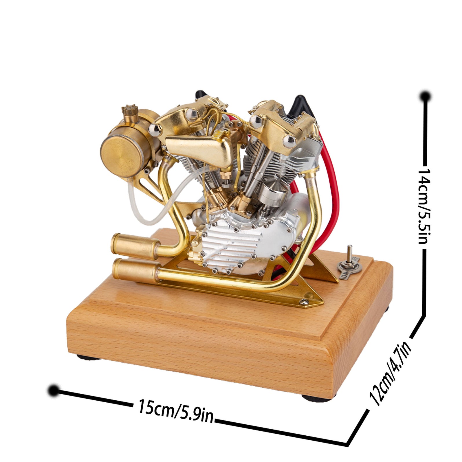 RETROL R29 4.2CC Mini V2 Engine OHV V-Twin Motorcycle Engine Double-cy ...