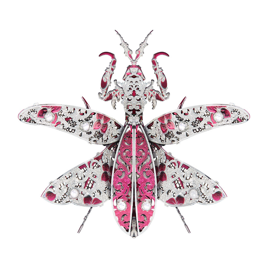  Metal Amethyst Mantis Model DIY Kits