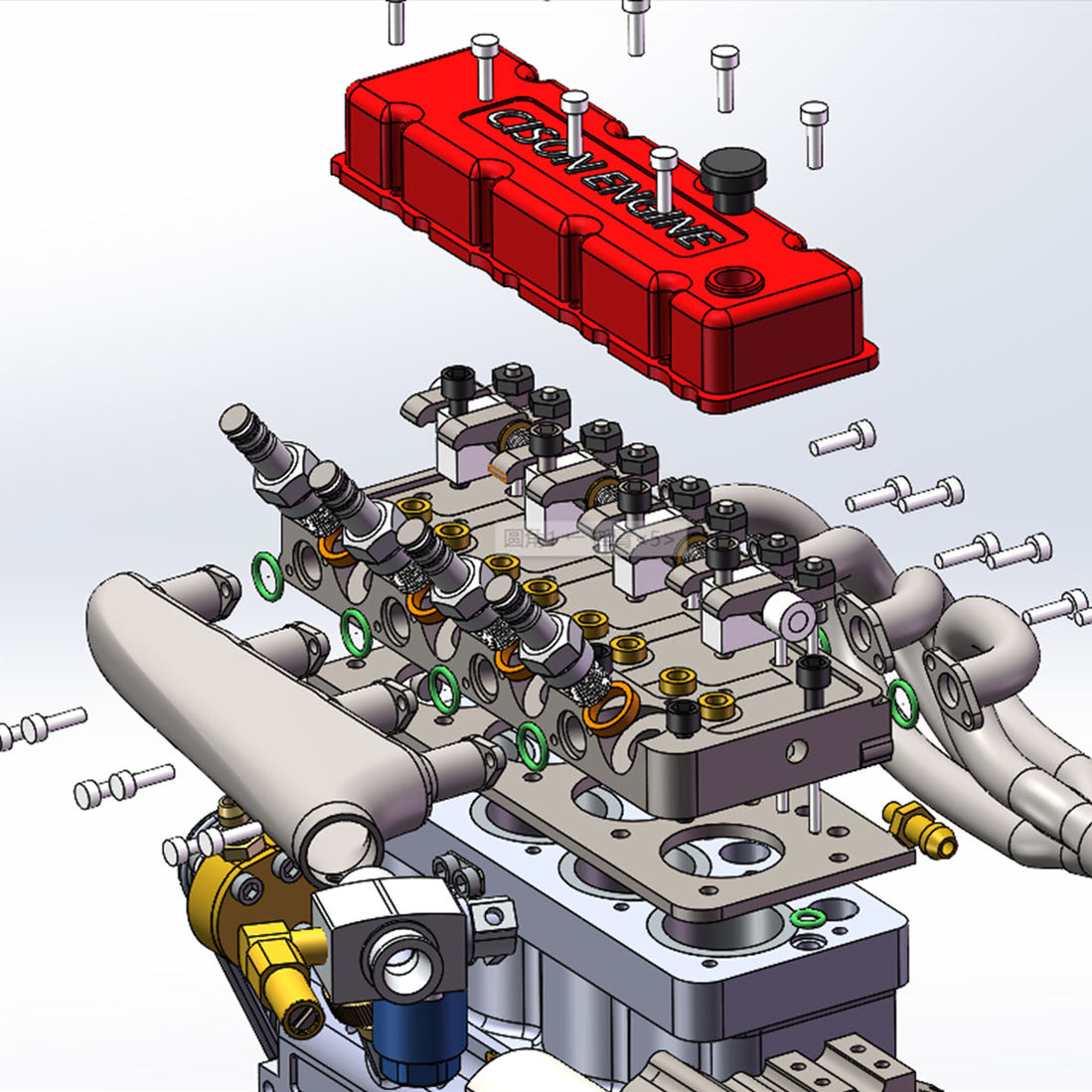 175 Sitec Engine CISON L4-175 17.5cc OHV L4 RC Gasoline Engine Model 8,000rpm - EngineDIY
