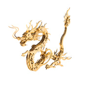 100Pcs+ DIY Metal Assembly Oriental Mythological Creatures Golden Chinese Dragon - EngineDIY