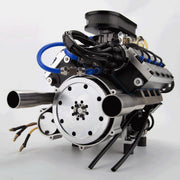 ENJOMOR V8 GS-V8 78CC DOHC Four-Stroke V-Shaped Eight-Cylinder Water-cooled Electric Gasoline Internal Combustion Engine Model - V8 Engine Model That Works - EngineDIY