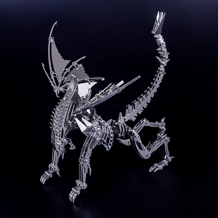 3D Puzzle Model Kit Winged Beast Metal Games DIY Assembly Jigsaw Crafts Creative Gift - enginediy
