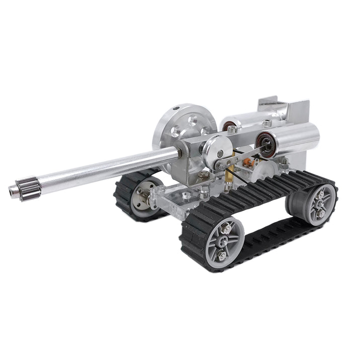 Hot Air Stirling Engine Model Crawler Tank Physical Experiment Educational Toy