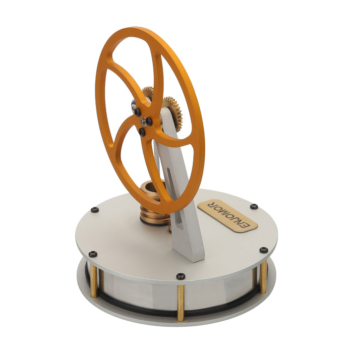 ENJOMOR  Stirling Engine Metal Low Temperature Difference LTD Coffee Engine Gear Transmission Heat Engine Model