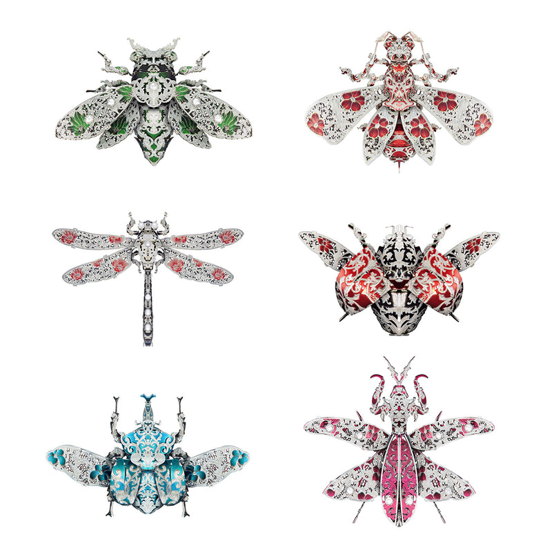 3D Metal Puzzle Mechanical Assembly DIY Insect Model Toys Kits - EngineDIY