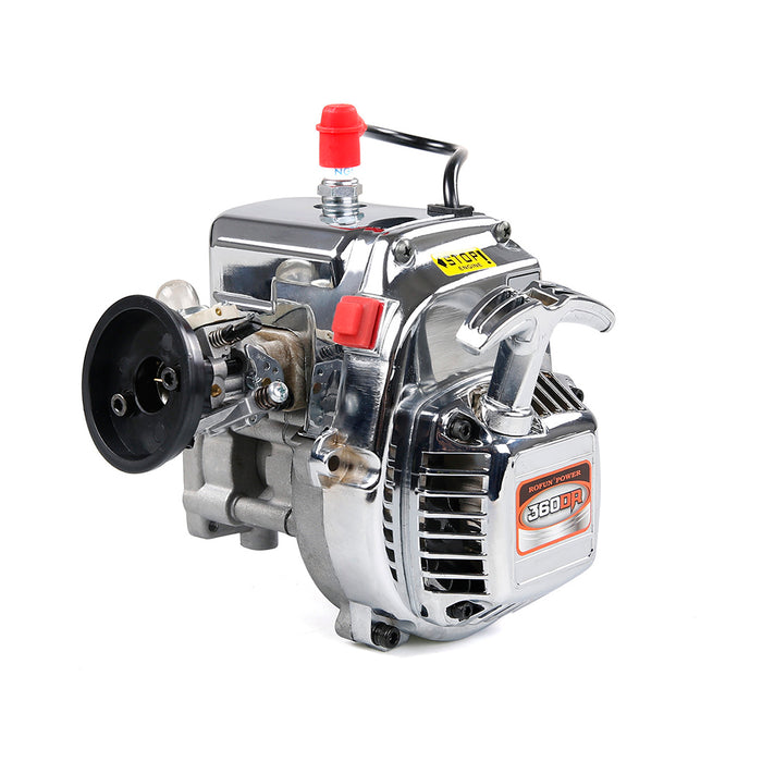 36cc Single-cylinder Two-stroke Double-ring Four-point Fixed Easy-start Engine for 1/5 RC Gasoline Model Car - enginediy