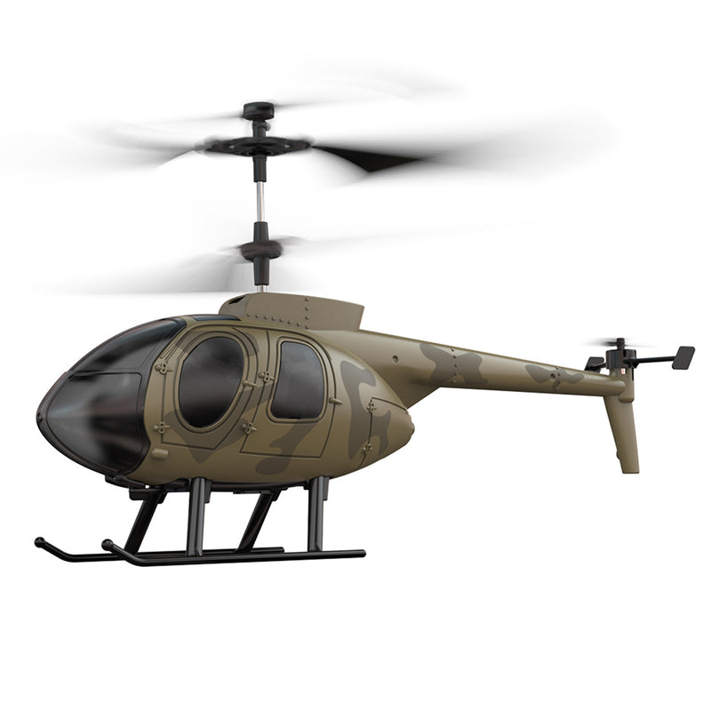 MD500 2.4G RC Airplane 4CH 6-axis Gyroscope Simulation Helicopter Model Toy (RTF Version/Green) - EngineDIY