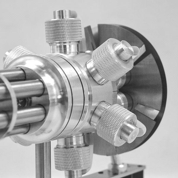 6 Cylinder Stirling Engine Novel Gatling Blaster Design Engine Motor Model - Enginediy - enginediy