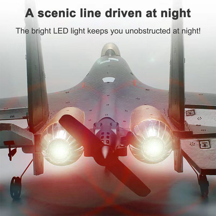 SU35 2.4G RC Airplane 4CH Fighter Airplane Plane Boys' Electric Aircraft Toy Gift (RTF Version)