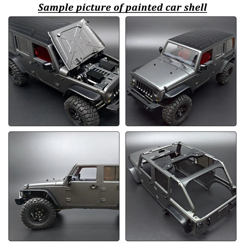 CAPO CUB2 1/18 Electric RC Car Simulation Metal 4WD Off-road Climbing Car Model KIT - EngineDIY