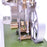 ENJOMOR Retro Metal Steam Engine with Boiler - Vertical Transparent Cylinder Steam Engine Model - STEM Toy