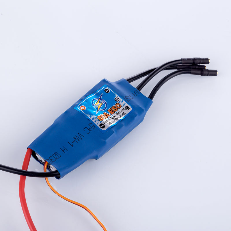 12V-24V 80A Brushless ESC for In-line Four-cylinder Gasoline Engine Model - EngineDIY