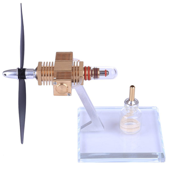 Aircraft Stirling Engine Mini Pocket Stirling Engine Power Generator Engine Model Toy - enginediy