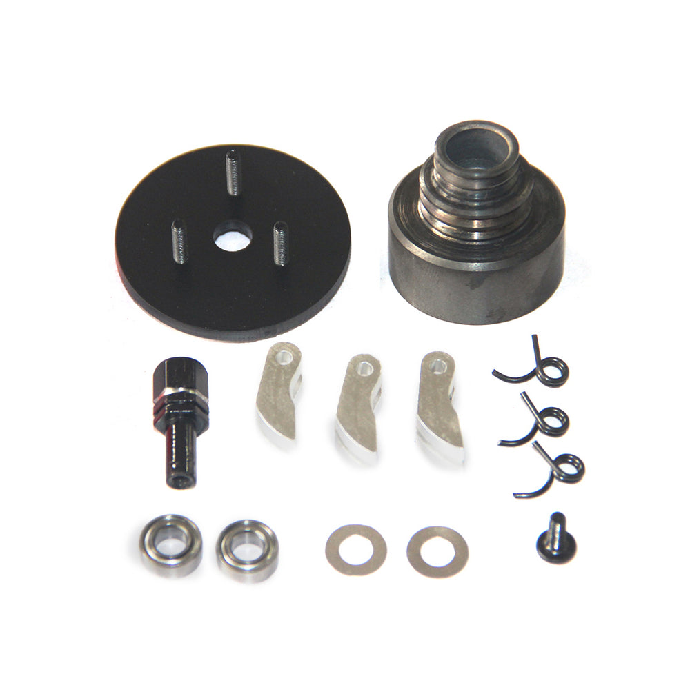Double V Slot Pulley Clutch Assembly RC Model Ship Upgrade Parts for TOYAN FS-L400 Inline Four-cylinder 4-stroke Water-cooled Nitro Engine Model